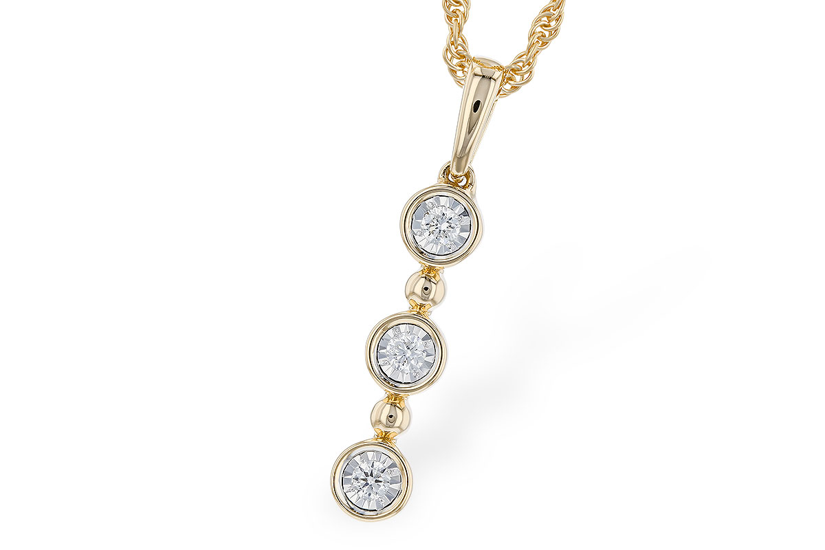 M319-39963: NECKLACE .08 TW