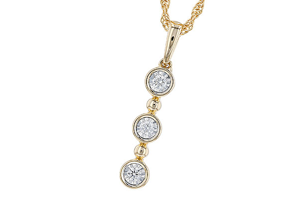 M319-39963: NECKLACE .08 TW