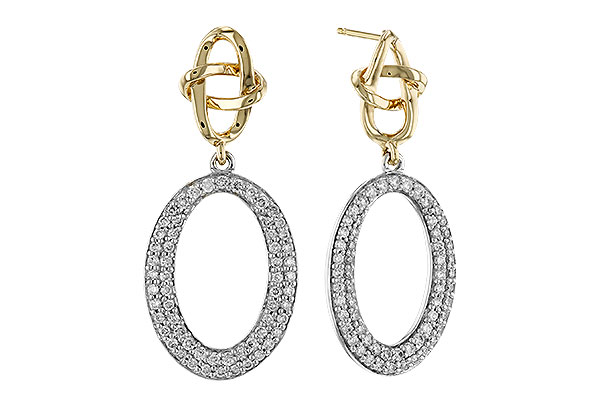 M319-44472: EARRINGS .52 TW