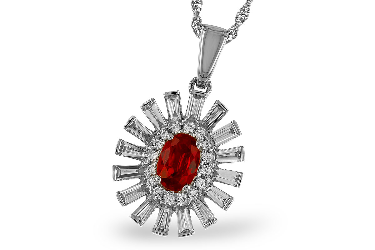 M319-44481: NECK .58 RUBY TW 1.10 TGW (6x4MM RUBY)