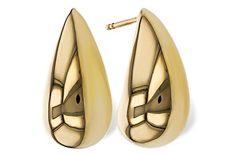 M320-33581: GOLD EARRINGS (20MM)