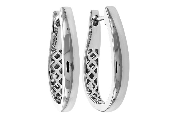 M320-33618: GOLD EARRINGS (22MM)