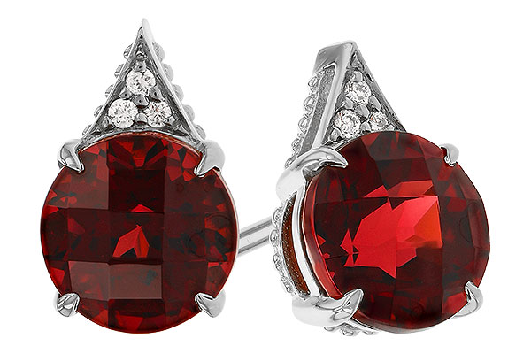 M320-34472: EARR 2.08 TW GARNET 2.10 TGW (6MM RD)