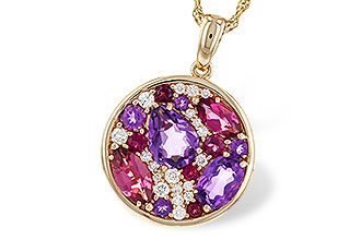 M320-34536: NECK 1.83 TW SEMI-PRECIOUS (P.TOUR, AMY) 2.00 TGW