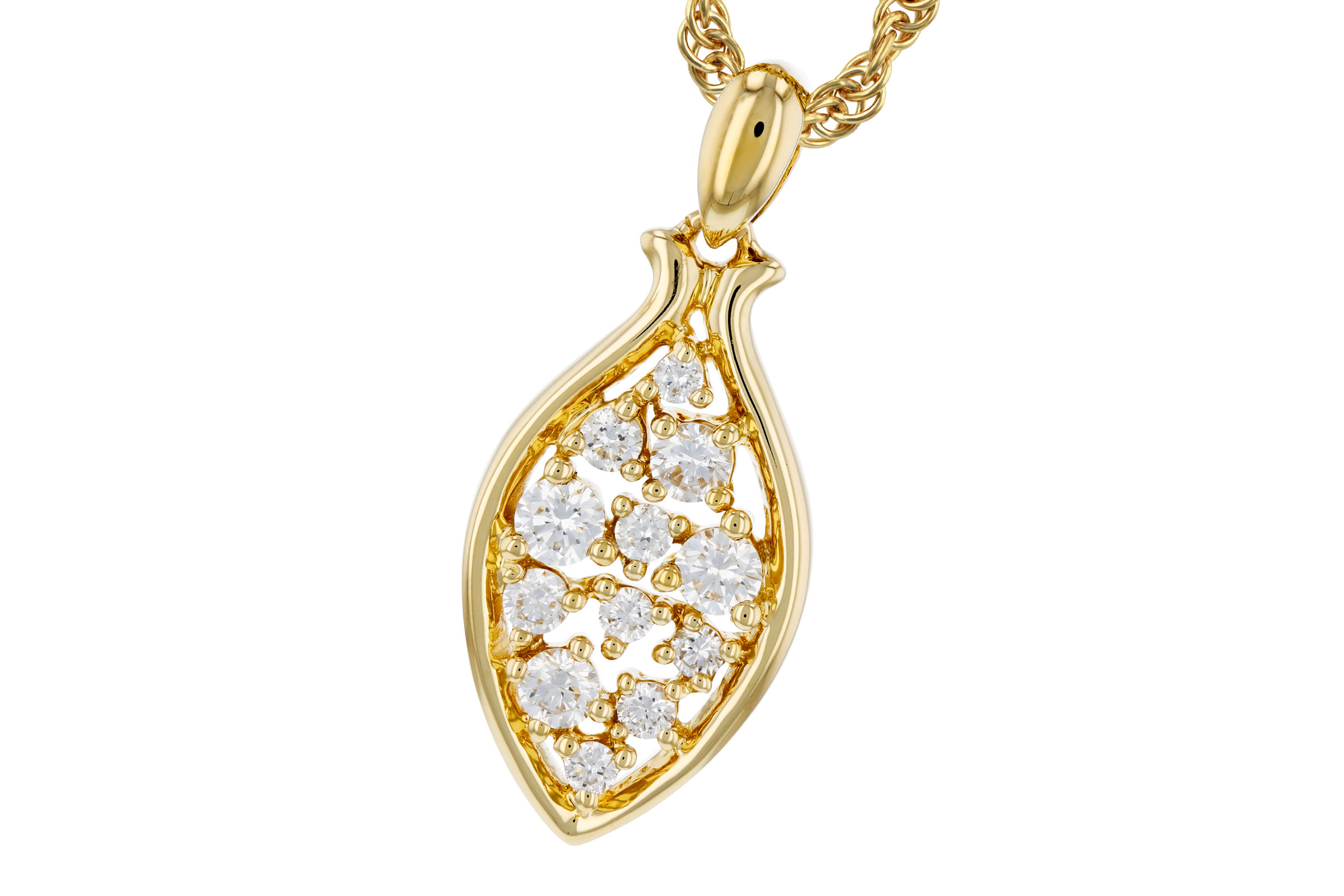 M321-20845: NECKLACE .26 TW