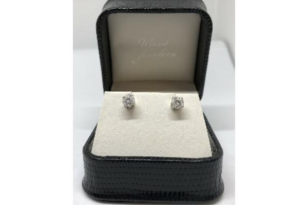 N045-76282: Moissanite Earrings